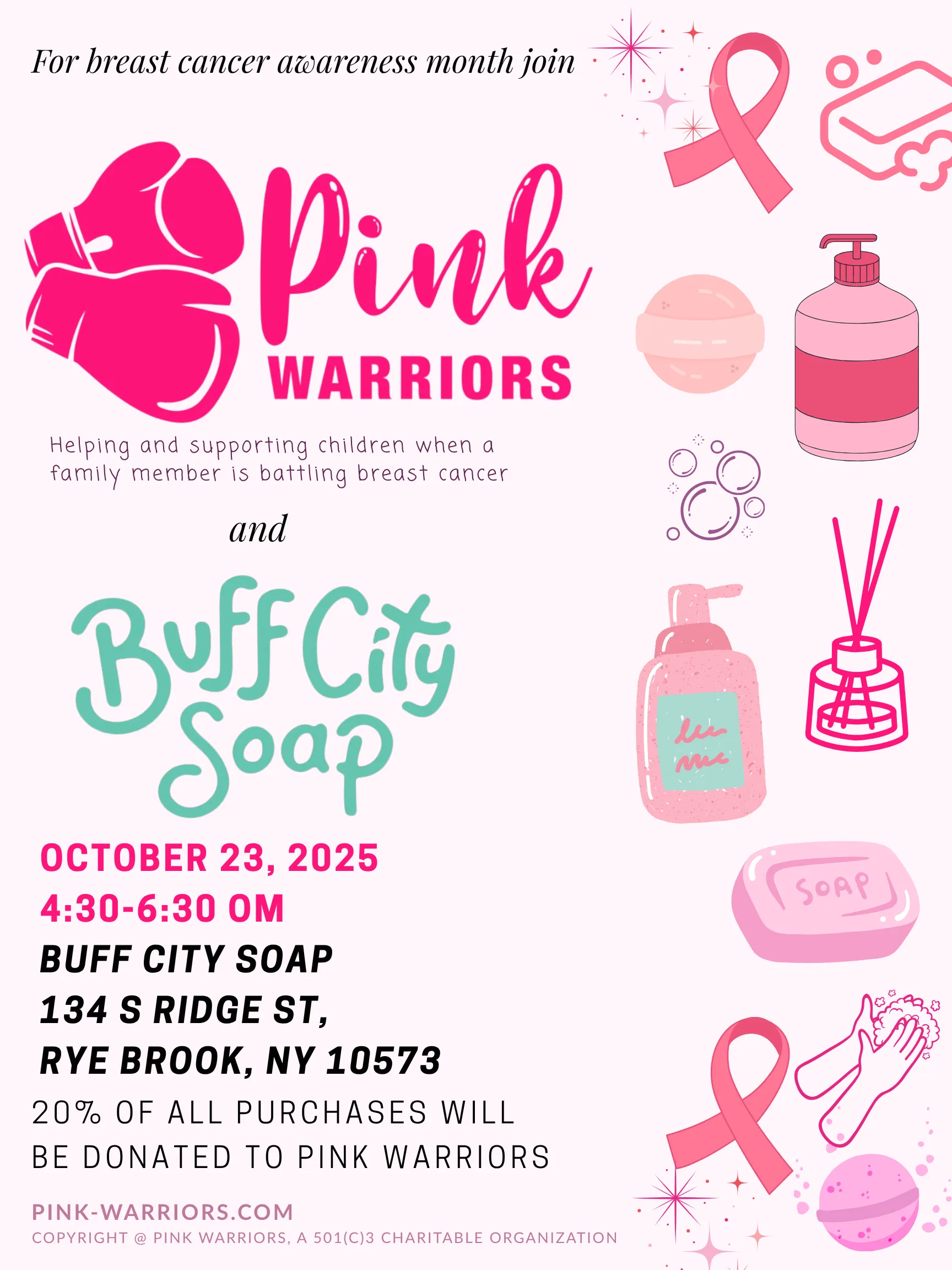 Buff City Soap Fundraiser Event